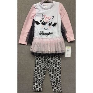 NEW BNWT Bonnie Jean Baby‎ Halloween Outfit Clothes Vampire Size 4